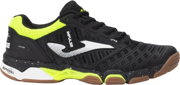 Кроссовки волейбольные Joma IMPULSE черно-салатовые VIMPUS2401