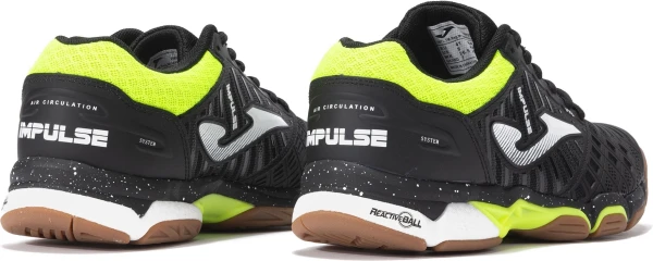 Кроссовки волейбольные Joma IMPULSE черно-салатовые VIMPUS2401