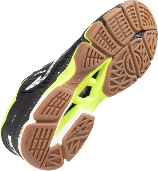Кроссовки волейбольные Joma IMPULSE черно-салатовые VIMPUS2401