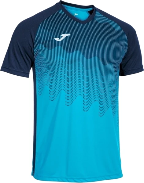 Футболка Joma TIGER VI бирюзово-темно-синяя 103679.013