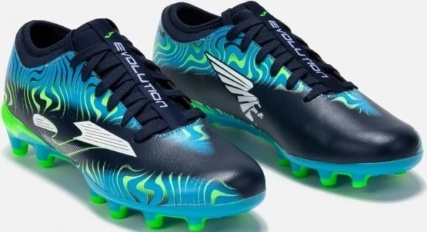 Бутсы Joma EVOLUTION темно-сине-голубо-салатовые EVOS2503FG