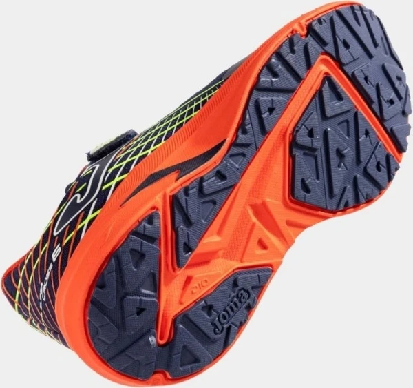 Кроссовки беговые детские Joma SUPER CROSS темно-сине-оранжево-желтые JCROSS2503V