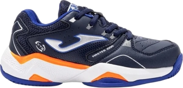 Кроссовки теннисные детские Joma MASTER 1000 темно-сине-бело-оранжевые JMATS2503C