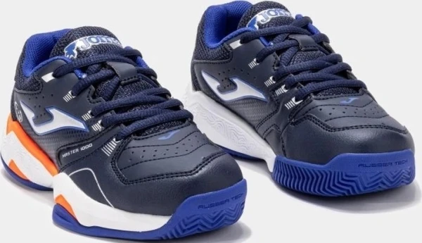 Кроссовки теннисные детские Joma MASTER 1000 темно-сине-бело-оранжевые JMATS2503C