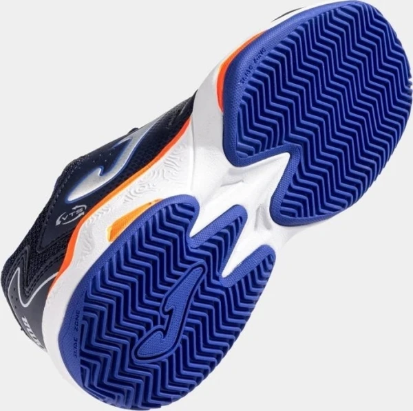 Кроссовки теннисные детские Joma MASTER 1000 темно-сине-бело-оранжевые JMATS2503C
