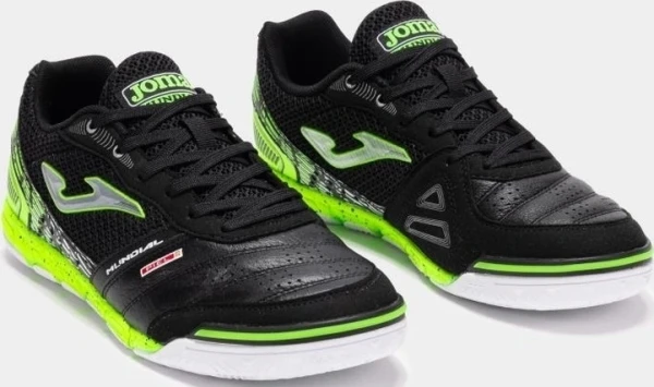 Футзалки (бампы) Joma MUNDIAL черно-лаймовые MUNS2501IN