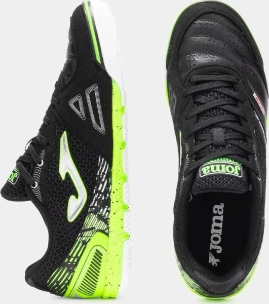 Футзалки (бампы) Joma MUNDIAL черно-лаймовые MUNS2501IN