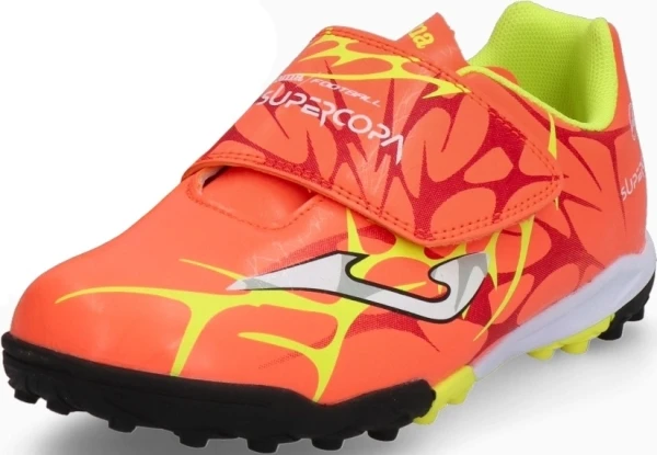 Сороконіжки (шиповки) дитячі Joma SUPER COPA оранжево-червоно-жовті SCJS2507TFV