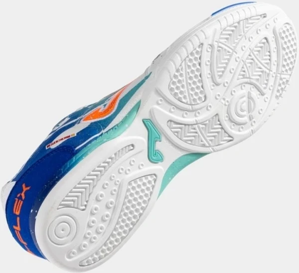 Футзалки (бампы) Joma TOP FLEX бело-сине-оранжевые TOPS2576IN