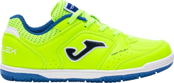 Футзалки (бампы) детские Joma TOP FLEX салатово-синие TPJS2511IN