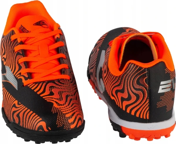 Сороконожки (шиповки) детские Joma EVOLUTION черно-оранжевые EVJS2501TF