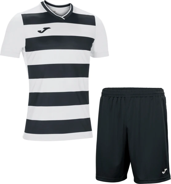 Комплект футбольной формы Joma EUROPA IV бело-черный 101466.201_100053.100