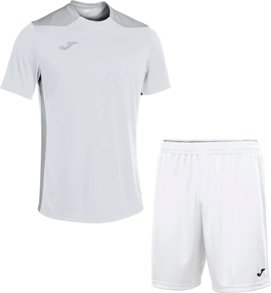 Комплект футбольної форми Joma CHAMPION VI біло-сірий 101822.211_100053.200
