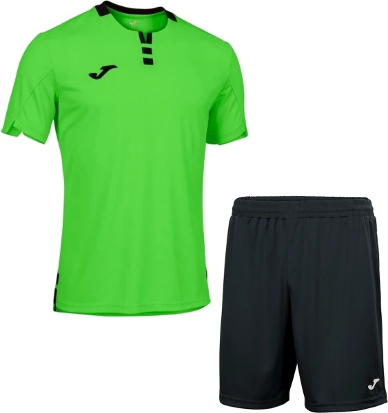 Комплект футбольної форми Joma GOLD IV салатово-чорний 102766.021_100053.100