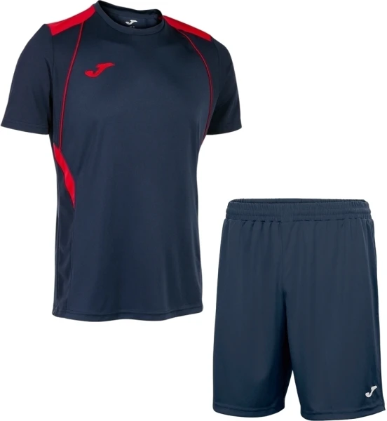 Комплект футбольної форми Joma CHAMPION VII темно-синьо-червоний 103081.336_100053.331