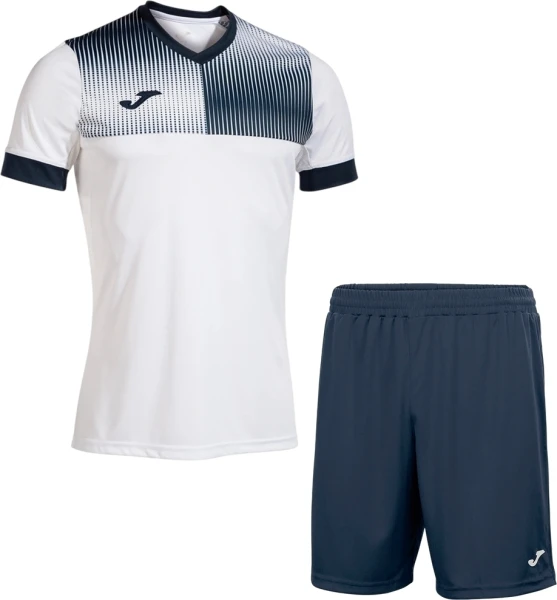 Комплект футбольної форми Joma ECO SUPERNOVA біло-темно-синій 103128.203_100053.331