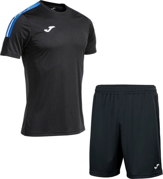 Комплект футбольной формы Joma OLIMPIADA черно-синий 103245.107_100053.100