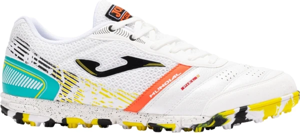 Сороконожки (шиповки) Joma MUNDIAL бело-желто-оранжево-бирюзовые MUNS2502TF
