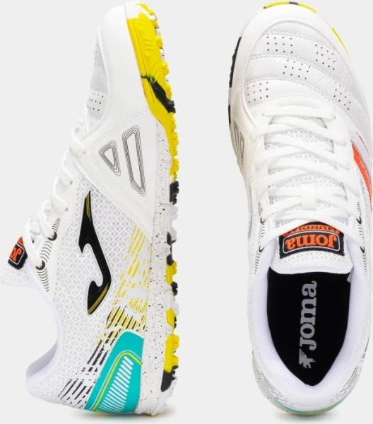 Сороконожки (шиповки) Joma MUNDIAL бело-желто-оранжево-бирюзовые MUNS2502TF