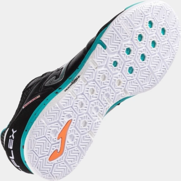 Футзалки (бампи) Joma TOP FLEX REBOUND чорно-бірюзові TORS2501IN