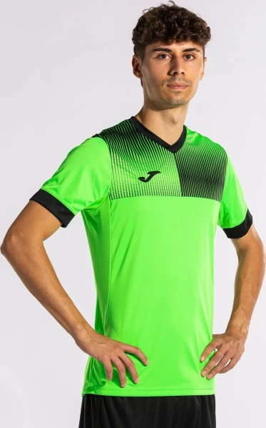 Футболка Joma ECO SUPERNOVA зелено-черная 103128.021