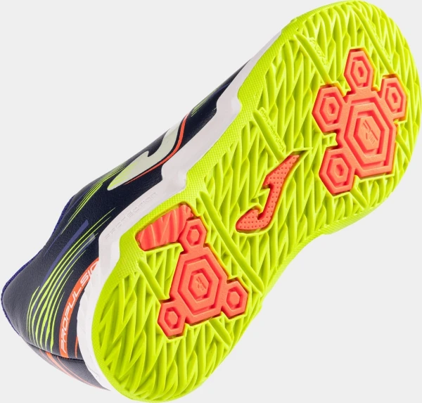 Футзалки (бампы) детские Joma PROPULSION темно-сине-лаймово-оранжевые PRJS2503IN