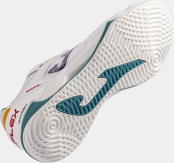 Футзалки (бампи) Joma TOP FLEX PLUS біло-зелені TOUS2502IN