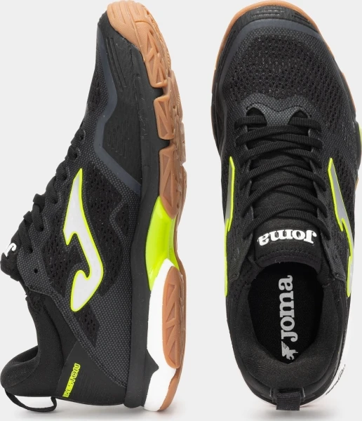 Кроссовки для гандбола Joma BRESTON черно-лимонные BBRESTS2501