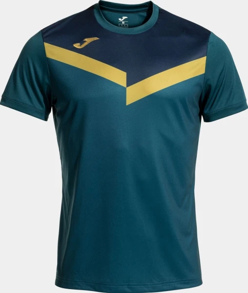 Футболка Joma COURT темно-зелено-золотая 103576.496