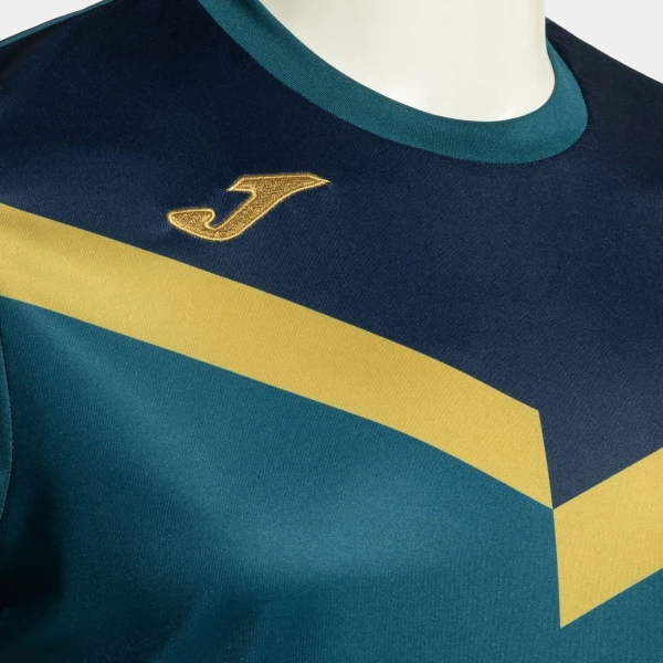 Футболка Joma COURT темно-зелено-золотая 103576.496
