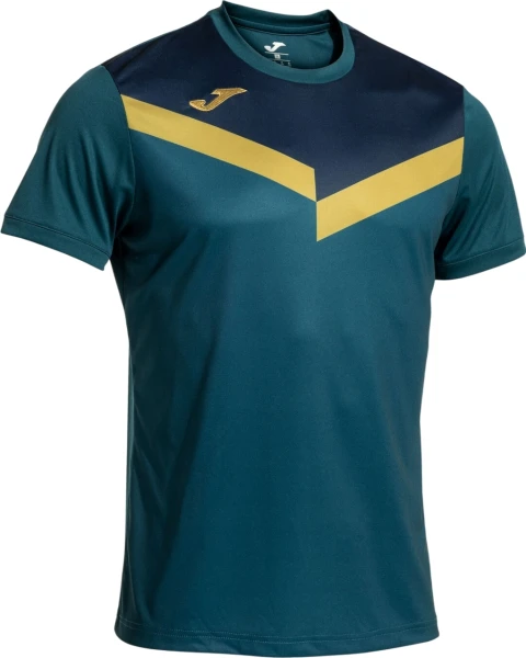 Футболка Joma COURT темно-зелено-золотая 103576.496