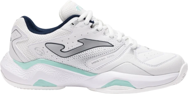 Кроссовки теннисные женские Joma MASTER 1000 бело-бирюзовые TM10LS2542C