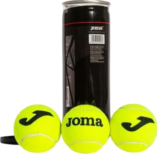 Набір м'ячів для падл-тенісу Joma TOURNAMENT жовтий (3 штуки) 400999.900