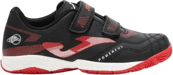 Футзалки (бампи) дитячі Joma POWERFUL чорно-червоні POJW2501INV