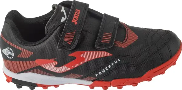 Сороконожки (шиповки) детские Joma POWERFULL черно-красные POJW2501TFV