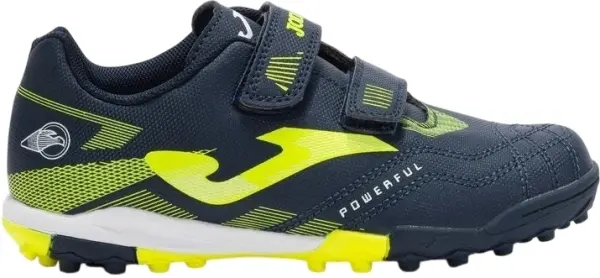Сороконожки (шиповки) детские Joma POWERFULL темно-сине-лимонные POJW2503TFV