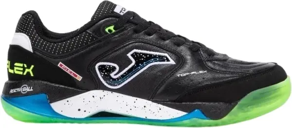 Футзалки (бампы) Joma TOP FLEX PLUS черно-зелено-синие TOUW2501IN