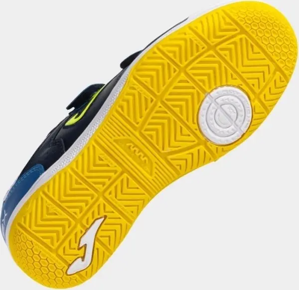 Футзалки (бампы) детские Joma TOP FLEX темно-сине-сине-желтые TPJW2503INV
