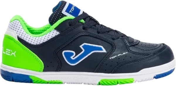 Футзалки (бампи) дитячі Joma TOP FLEX темно-синьо-салатові TPJW2533IN