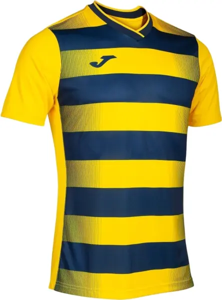 Футболка Joma EUROPA V жовто-темно-синя 102838.903