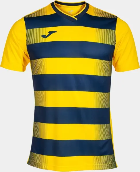 Футболка Joma EUROPA V жовто-темно-синя 102838.903