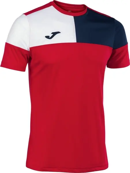 Футболка Joma CREW V красно-темно-сине-белая 103084.603