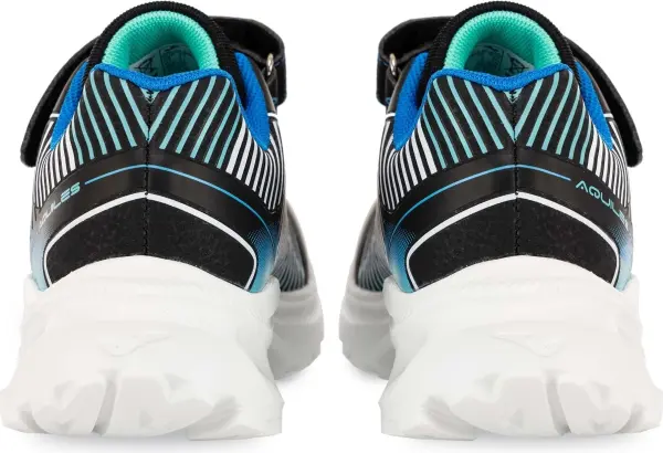 Кроссовки детские Joma AQUILES с подсветкой черно-синие JAQUIW2501V