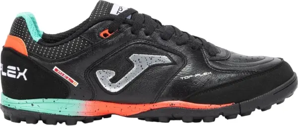 Сороконіжки (шиповки) Joma TOP FLEX чорно-бірюзово-коралові TOPW2501TF