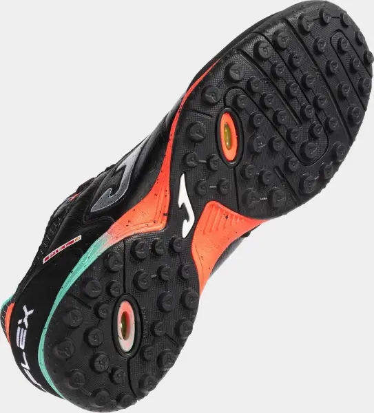 Сороконіжки (шиповки) Joma TOP FLEX чорно-бірюзово-коралові TOPW2501TF