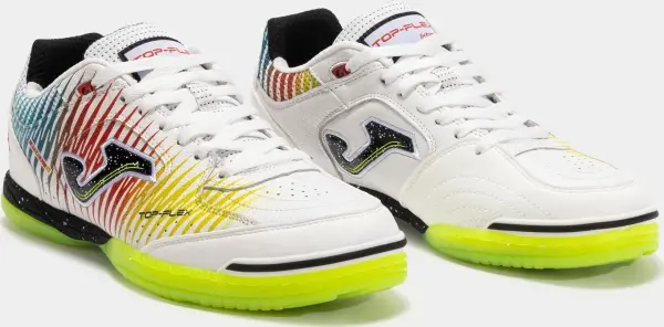 Футзалки (бампи) Joma TOP FLEX біло-блакитно-червоно-жовті TOPW2576IN