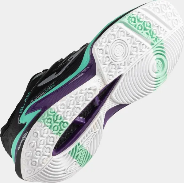 Кросівки тенісні Joma SLAM чорно-бірюзово-фіолетові TSLAMS2501OM