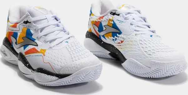 Кросівки тенісні Joma SMASH біло-оранжево-сині TSMAW2532C
