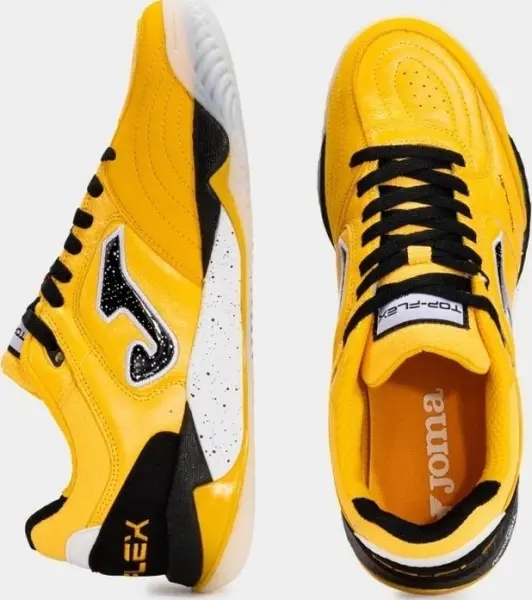 Футзалки (бампи) Joma TOP FLEX PLUS жовто-чорні TOUW2528IN
