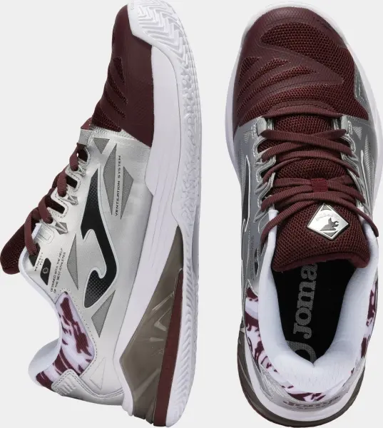 Кроссовки теннисные Joma SPIN серебряно-коричневые TSPINW2512OM